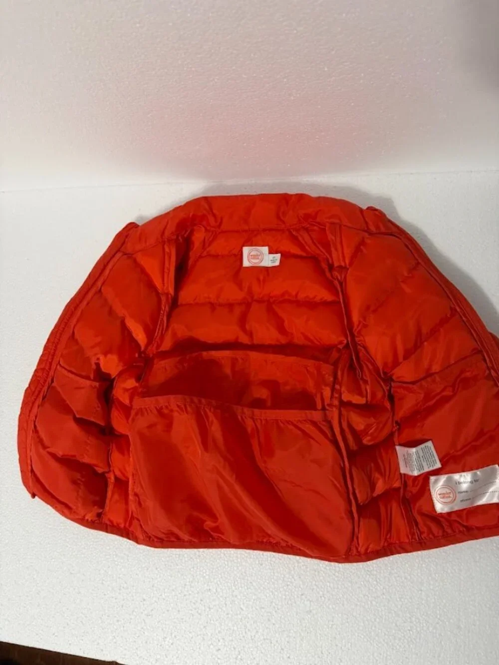 Wonder Nation Orange Puffer Jacket Toddler Size 2T Lightweight Winter Coat